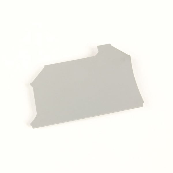 Allen-Bradley 1492-EBJ4TW End Barrier, For Screw Type TB, 1.5 x 41 x 69mm (0.06 x 1.61 x 2.72 in), Gray, for Use With 1492-J4TW