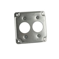 Steel City® RS10-30 RS Series Outlet Box Cover, 4 in L x 4 in W x 1/2 in D, Steel