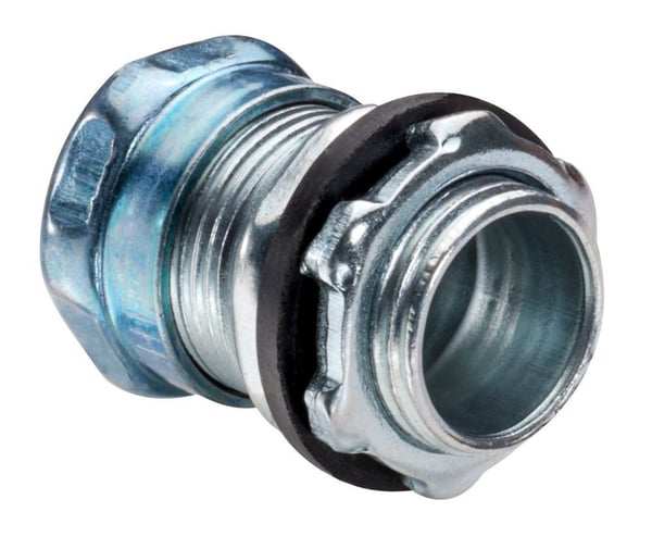 656SRTTopaz® 656SRT Liquid Tight Concrete Tight Raintight Conduit Connector, 2 in Trade, Steel, Zinc Plated