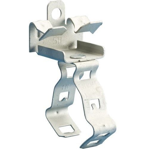 nVent ERICO 812M58 Conduit/Pipe to Flange Clip, 1/2 in Conduit, 75 lb Load, 0.709 to 1.181 in OD, Spring Steel