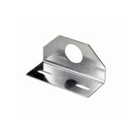 Cutler-Hammer E57KM30 L-Shape Mounting Bracket, For Use With Inductive Proximity Sensor and Tubular Sensor, -13 to 158 deg F Operating Temperature, Stainless Steel