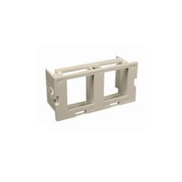 Wiremold® CM2-U2KEYA-BK CM Series 2A Unloaded Communication Module Adapter Insert, Flush Mount, 2 Gangs