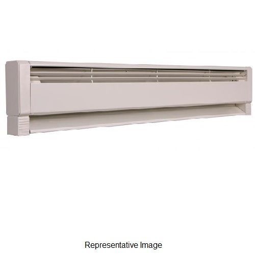 Berko® HBB1254 Liquid Filled Hydronic Electric Baseboard Heater, 4265/3200 Btu/hr, 208/240 VAC, 1250/938 W, Flush Wall/Flat Floor Mount