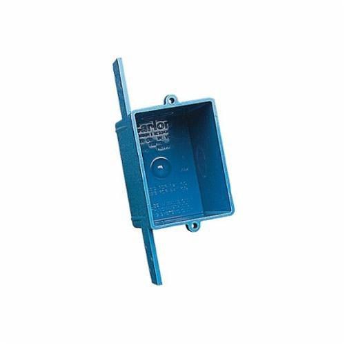 A58381ECarlon® A58381E Non-Metallic Outlet Box, PVC, 16 cu-in Capacity, 1 Gang, 3 Knockouts, 2.92 in H x 2.06 in W x 2.98 in D