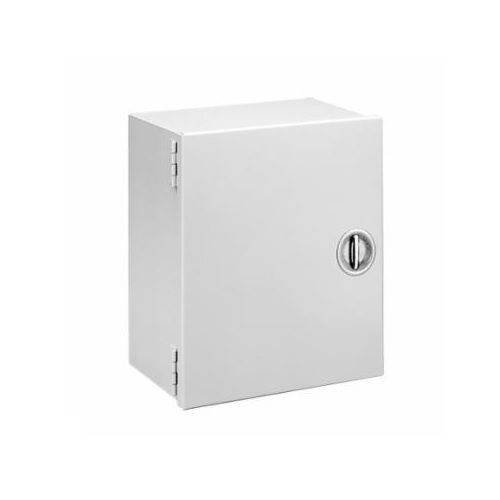 nVent HOFFMAN A24N248LP A1M Medium Enclosure With Recessed Handle, 24 in L x 24 in W x 8.62 in D, NEMA 1/IP30, Steel