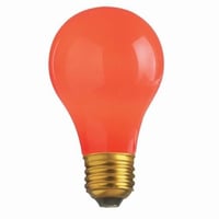 SATCO® S6090 Dimmable General Service Incandescent Lamp, 25 W, E26 Medium Incandescent Lamp, A19 Shape, 15 Lumens Initial