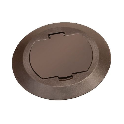 Arlington FLBC4520BR Floor Box Cover Kit, 5-3/4 in Dia, Plastic