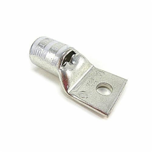58168Color-Keyed® 54114 54100 1-Hole Non-Insulated Compression Lug With Peep Hole, 300 kcmil Copper Conductor, Die Code: 66, 1/2 in Stud, Copper