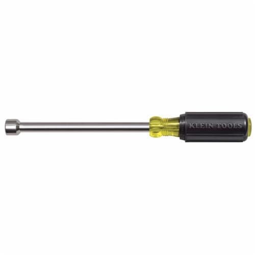 646-1/2MKlein® Cushion-Grip® 646-1/2M Magnetic Tip Nutdriver, 1/2 in, Hollow Shank, Cushion Grip Handle, Polished Chrome