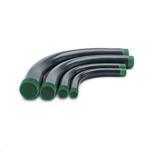Ocal® OCAL-BLUE® ELL21/2-G Standard Radius Straight End Conduit Elbow, 2-1/2 in Trade, 90 deg, Steel, Hot Dipped Galvanized