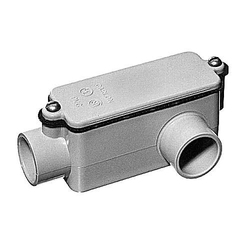 Data-Spec SheetCarlon® E984G Type LL Conduit Body, 1-1/4 in Hub, 32 cu-in Capacity, PVC