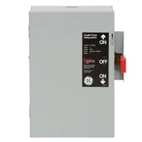 ***CLEARANCE*** GE Spec-Setter™ TC35321 Non-Fused Type TC Double Throw Safety Switch, 240 VAC, 30 A, 2 hp, TPDT Contact, 3 Poles