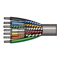 BEL8466Belden, Multi-Conductor Cable, 18 AWG, Copper, 12 Conductors, Chrome, Non-Plenum