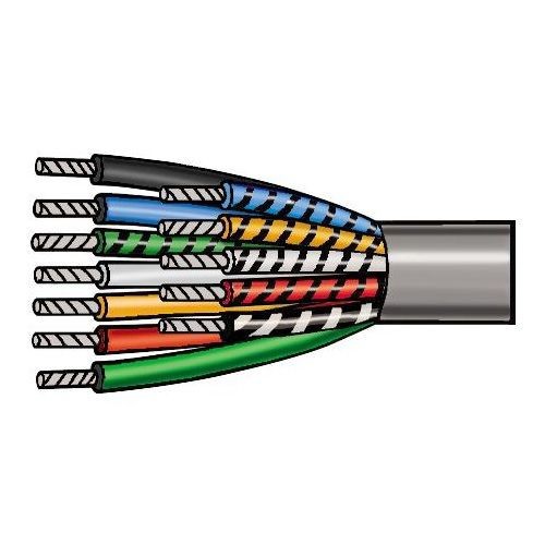BEL8466Belden, Multi-Conductor Cable, 18 AWG, Copper, 12 Conductors, Chrome, Non-Plenum