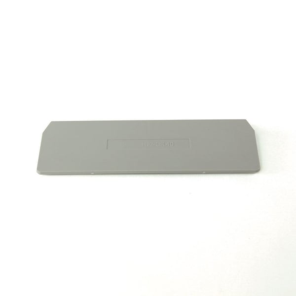 Allen-Bradley 1492-EBL4Q End Barrier, For Spring Clamp Type TB, 2 x 34.85 x 105mm (0.08 x 1.37 x 4.13 in), Gray, for Use With 1492-L4Q, LG4Q