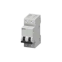 5SY5232-7Siemens Sentron™ 5SY5232-7 Miniature Supplementary Protector, 230/400 VAC, 32 A, 10 kA Interrupt, 2 Poles, Thermal/Magnetic Trip