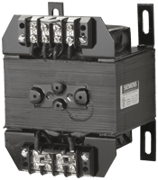 MT0750ASiemens MT0500A Class MT Control Transformer, 240/480 VAC Primary, 120 VAC Secondary, 500 VA Power Rating, 60 Hz, 1 Phase