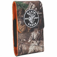 55564Klein® Tradesman Pro™ 55564 Extra Large Phone Holder With Belt Clip, 1680D Ballistic Weave, Camouflage