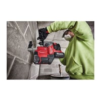2912-22DEMilwaukee® HAMMERVAC™ 2912-22DE M18 FUEL™ 3-Mode Cordless Rotary Hammer Kit, 1 in SDS Plus® Chuck, 18 V, 0 to 1330 rpm No-Load, M18™ REDLITHIUM™ XC6.0 Battery