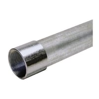 GAL150Metal Conduit, Galvanized Rigid, Threaded, 1-1/2 in, 10 ft Section, Priced per Foot