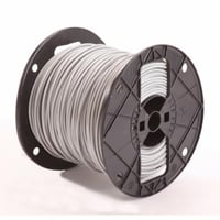 B03654B03654 Type THHN Building Wire, 10 AWG Stranded Copper Conductor, 2500 ft Spool/Reel L, Gray