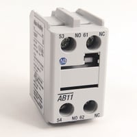 Allen-Bradley 100-FA20 Auxiliary Contact, 2 NO, Front Mounting, Screw Terminals, For 100-C Contactors
