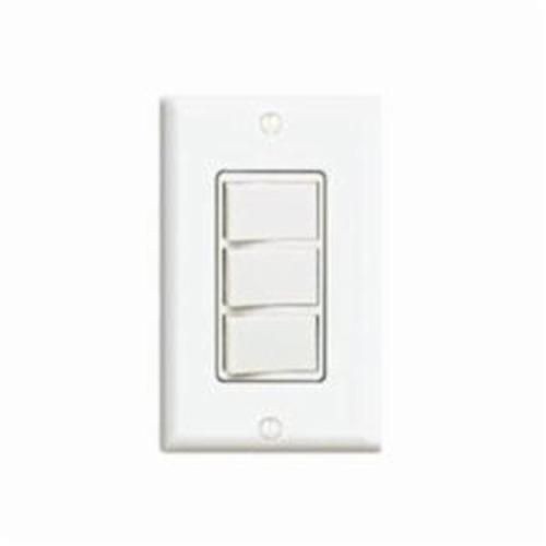 1755-2WLeviton® Decora® 1755-2W Traditional 3-Way Grounding Combination Switch With Grounding Lead Screw Terminal, Push-In Wiring, 15/20 A, 120 VAC, 1 Poles