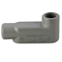 Appleton® UNILETS™ LB77 Type LB Conduit Outlet Body, 2-1/2 in Hub, 7, 102 cu-in, Grayloy Iron, Triple Coated