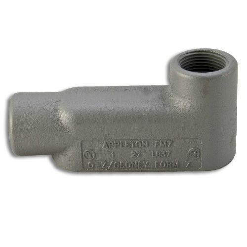 Appleton® UNILETS™ LB77 Type LB Conduit Outlet Body, 2-1/2 in Hub, 7, 102 cu-in, Grayloy Iron, Triple Coated