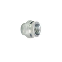 Appleton® UNILETS® UNF50NR Dust-Ignitionproof Explosionproof Conduit Union, 1/2 in, Steel, Zinc Electroplated