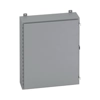 363612-12B-Line 20126-12 1-Door Electrical Enclosure, 12 in W x 6 in D x 20 in H, NEMA 12/IP65 NEMA Rating, Carbon Steel
