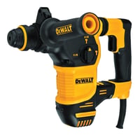 D25333KDeWALT® D25333K Corded Rotary Hammer Kit, 1-1/8 in SDS Plus® Chuck, 0 to 5200 bpm, 0 to 1150 rpm No-Load, 2-1/2 in Max Core Bit Compatibility, 1-1/8 in Max Solid Bit Capacity, 13.97 in OAL