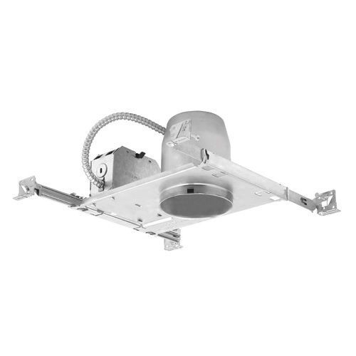 Prescolite LiteBox® BX4-120 Round Downlight Housing, PAR16/PAR20/R20 Incandescent Lamp, 120 VAC, 4-1/2 in Ceiling Opening, Aluminum Housing