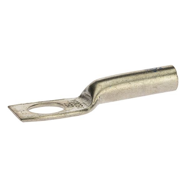 NSI L638 L Series 1-Hole Compression Lug, 6 AWG Stranded Conductor, 3/8 in Stud, Copper