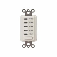 EI200LAIntermatic® EI200LA Auto Shut-Off In-Wall Electronic Countdown Timer, 5/10/15/30 min Setting, 120 VAC, 1/2 hp, 1NO/SPST Contact, 1 Poles