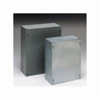 884SC-NKB-Line 18184 SC NK Junction Box Without Knockouts, 18 in L x 18 in W x 4 in D, NEMA 1, Steel