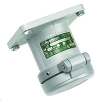 ADR6034Appleton® Powertite® ADR6034 ADR 3-Phase Grounding Style 2 Pin and Sleeve Receptacle With Spring Door and Screw Cover, 600/250 VAC/VDC, 60 A, 4 Poles, 3 Wires, Natural