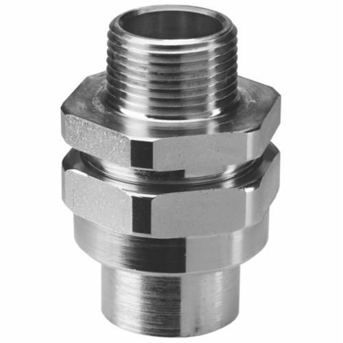 Ocal® OCAL-BLUE® UNY605-G 3-Piece Dust-Ignitionproof Male Explosionproof Conduit Union, 2 in, Steel, Electro Galvanized