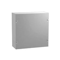 CS10106Hammond® CS10106 Junction Box, 10 in H x 10 in W x 6 in D, Screw Cover, NEMA 1/IP20 NEMA Rating, 12/14/16 ga Mild Steel