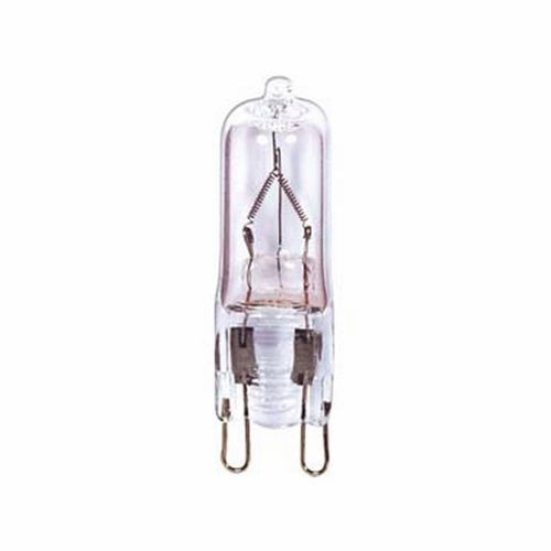 S4647SATCO® S4647 Dimmable Halogen Lamp, 40 W, Bi-Pin G9 Double Loop Halogen Lamp, T4 Shape, 450 Lumens Initial