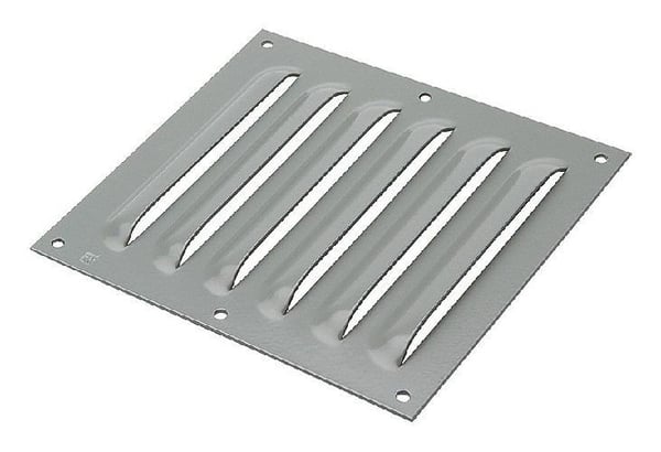 nVent HOFFMAN D85 Louver Plate Kit, For Use With 7.88 in H x 7.5 in W Fresh Air Enclosure Cooling, Steel
