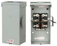 TC10323RGeneral Electric Spec-Setter™ TC10323R Non-Fusible Double Throw EmerGeneral Electricncy Power Transfer Switch, 120/240 VAC, 100 A, 7 hp, DPDT Contact Form, 2 Poles