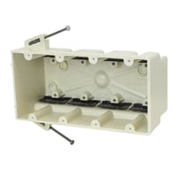 FiberglassBOX™ 4300-SS Electrical Box, Fiberglass Reinforced Polyester BMC, 60 cu-in, 4 Gangs