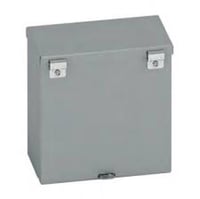 B-Line 12124 SCGV NK Junction Box, 12 in W x 4 in D, Screw Cover, NEMA 1/IP30 NEMA Rating, Steel