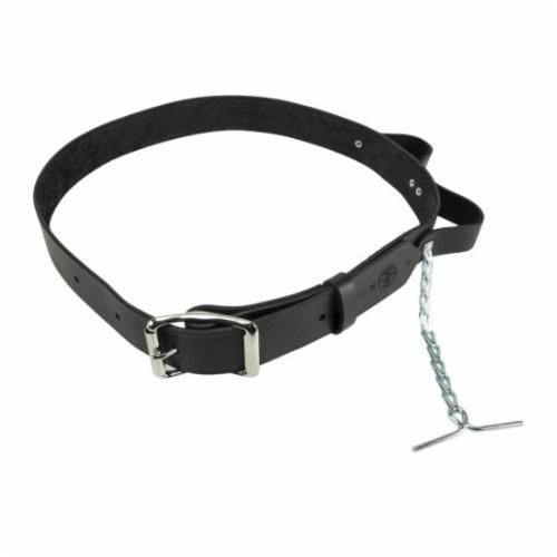 5207MKlein® 5207M Heavy Duty Electrician's Tool Belt, Size M, Leather, Black