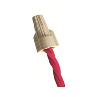 30-641JIDEAL® Twister® 30-641J 341 Twist-On Wire Connector, Ribbed/Winged Shell, Square Wire Spring, 22 to 8 AWG Solid/Stranded Wire, Copolymer