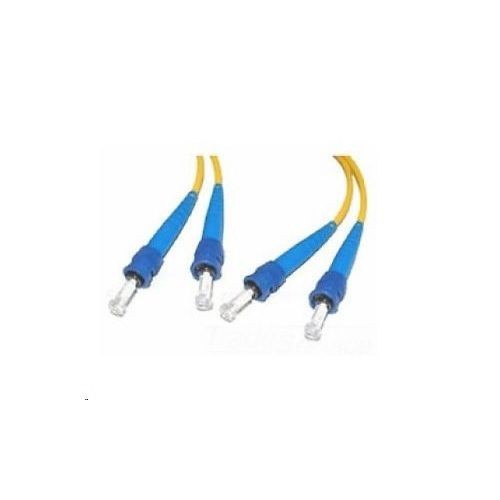 Quiktron® 810-227-033 Value Duplex Singlemode Fiber Jumper Cable, 10 Fiber, 9 um Core, 10 m L, Yellow