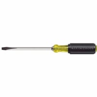 Klein® Cushion-Grip® 600-12 Heavy Duty Screwdriver With Bolster, 1/2 in Keystone Point, 17-7/16 in OAL