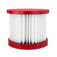 Milwaukee® 49-90-1900 Wet Dry HEPA Filter Kit, For Use With Milwaukee® 0780-20 and 0880-20 Wet/Dry Vacuum Cleaner, Fabric/Metal, Silver