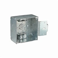 52171-MSXSteel City® 52171-MSX Outlet Box, Steel, 30.3 cu-in Capacity, 1 Outlets, 11 Knockouts, 4 in H x 4 in W x 2-1/8 in D